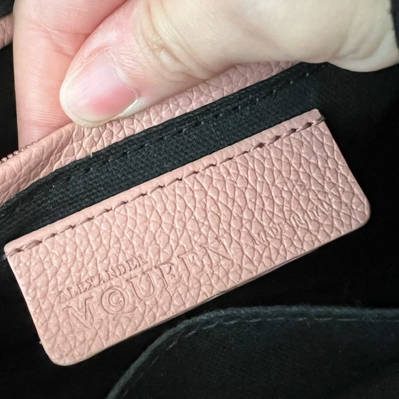 Alexander McQueen Mini Padlock Satchel Pink - Picture 3 of 12